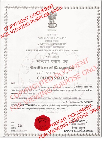 Golden Status Recognition -1998